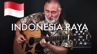 Indonesia Raya  Indonesian National Anthem I Fingerstyle Guitar [upl. by Dolorita652]