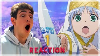 INTRODUCING INDEX  A Certain Magical Index Episode 1 REACTION  REVIEW [upl. by Nalra]