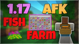 Minecraft 117 AFK Fish Farm EASY Bedrock Edition [upl. by Schlenger]