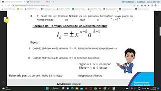 ALGEBRA Semana 05 IDEPUNP Septiembre diciembre 2022 [upl. by Meares]