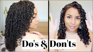 Flaxseed Gel DOS amp DONTS for Curly Hair  Tips for FrizzFree Soft Curls [upl. by Gallard]