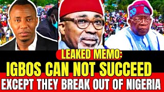 WORST IGBOPHOBIA IN NIGERIA TINUBU SPEECHLESS AS SOWORE LEAKS HIDDEN ANTIIGBO MEMO BY NIGERIA GOVT [upl. by Enak]