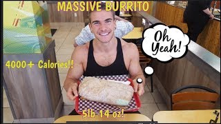 5lb BIG Burrito Challenge Record In Halifax Canada Food challenge [upl. by Ahsaercal]