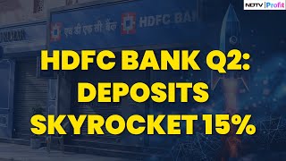 HDFC Bank Q2 Update Advances Rise 7 Deposits Up 15 Credit To Deposit Ratio Falls Sharply [upl. by Vicki]