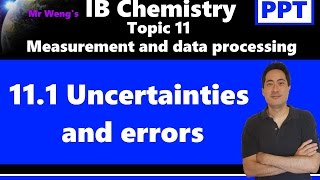 IB Chemistry Topic 111 Uncertainties and errors [upl. by Candace]