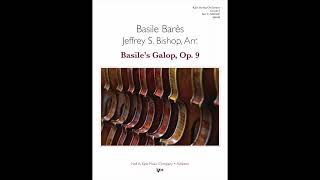 Basiles Galop Op 9 Arranged by Jeffrey Bishop SO455C [upl. by Rudy]