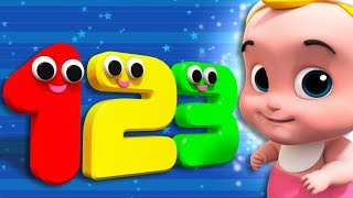 One Two Three Numbers Song  Junior Squad  Cartoon Videos [upl. by Yrohcaz175]