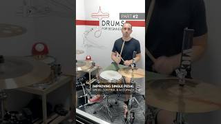 🔥 Boost your single pedal speed 🥁 drums singlepedal exercise lesson footpedal tutorial short [upl. by Phia620]