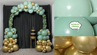 Balloon Arch Tutorial [upl. by Aisauqal]