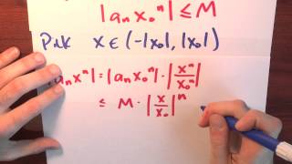 Why does a power series converge absolutely  Week 5  Lecture 2  Sequences and Series [upl. by Matta]