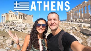 FIRST IMPRESSIONS OF GREECE 🇬🇷 ATHENS Acropolis Monastiraki amp Plaka [upl. by Bully371]