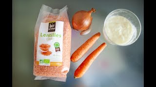 Recette Bio  Soupe de lentilles corail [upl. by Sholom]