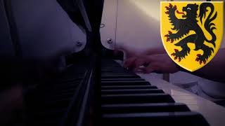 De Vlaamse Leeuw  Anthem of Flanders  All 5 Verses Piano [upl. by Lindner]