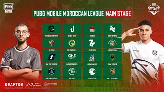 PUBG MOBILE MOROCCAN LEAGUE  PMML  MAIN STAGE  WEEK 03  DAY 01 [upl. by Onaicul]