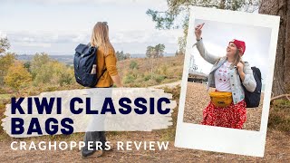 Craghoppers Kiwi Classic Review  20L Rolltop Backpack and Waistpack  AD [upl. by Maximilien206]