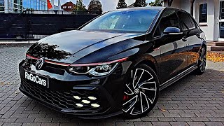 2021 VW Golf 8 GTI Mk8  new Volkswagen 245hp Hatchback visual review  Interior Exterior Sound [upl. by Simson528]