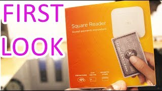 Square Reader CARD PAYMENT CHIP amp PIN CONTACTLESS MAGNETIC STRIPE FIRST LOOK ACCEPT PAYMENT REVIEW [upl. by Hollington621]