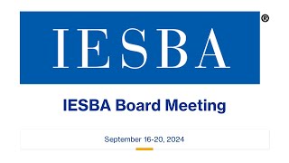 September 17 2024 IESBA Board Meeting Day 2 [upl. by Minerva931]