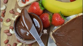 Nutella Nocilla Recipe ।। ঘরে তৈরি নসিলানিউটেলা রেসিপি।। Home Made Nutella [upl. by Noryb898]