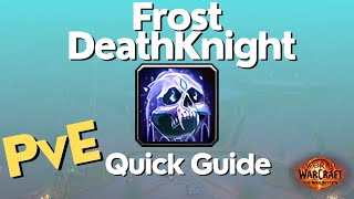 Frost Death Knight The War Within Guide  TWW Season 1 [upl. by Ethelstan50]