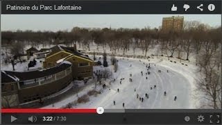 Patinoire du Parc Lafontaine [upl. by Zadoc]