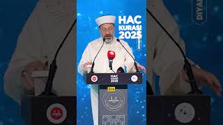 Diyanet İşleri Başkanı Prof Dr Ali Erbaş’tan hacı adaylarına mesaj [upl. by Levitt]