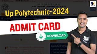 UP Polytechnic Admit Card 2024 Hall Ticket Download jeecupadmissionsnicin [upl. by Akit988]