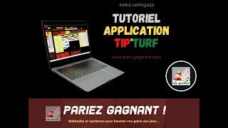 Application TipTurf tutoriel des fonctions  Créez vos pronostics aux courses hippiques [upl. by Annaoi784]