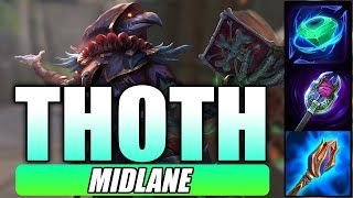 This God ONE SHOTS  Thoth Mid SMITE 116 [upl. by Ahsiemaj372]