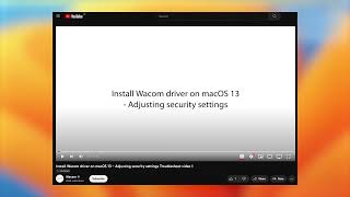 Install your Wacom One pen tablet – Mac [upl. by Dolly]