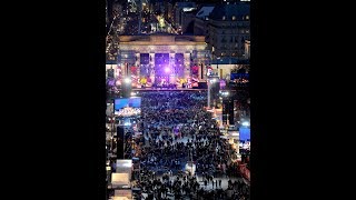 Vorschau auf die Silvesterparty 201718 am Brandenburger Tor [upl. by Anayra]