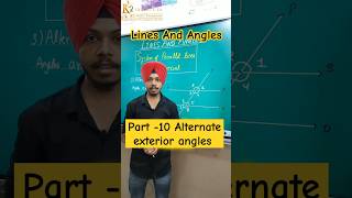 Lines and Angles  Part10 Alternate Exterior Angles📏✨ maths k2institute [upl. by Nwahsid957]