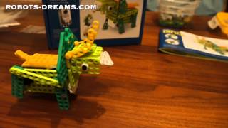 ROBOTIS PLAY300 DINOS  Triceratops Robot [upl. by Grondin235]