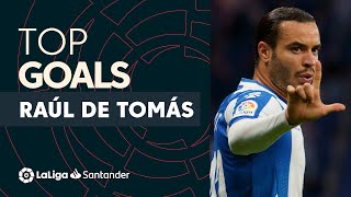 TOP GOLES Raúl de Tomás LaLiga Santander [upl. by Ahsoem]