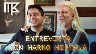 Entrevista con Marko Hietala Ex  Nightwish en Monterrey 2023  MB Live [upl. by Kazimir301]