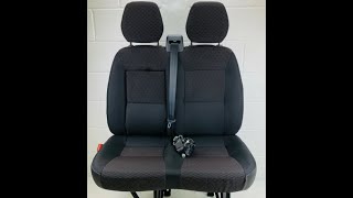 How to convert a double passenger van seat into a rotating swivel campervan seat [upl. by Notkcorb644]