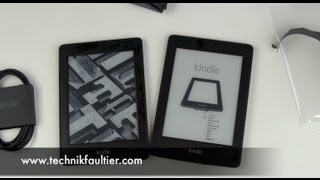 Kindle Paperwhite 2013 Unboxing und erster Eindruck [upl. by Airdnassac]