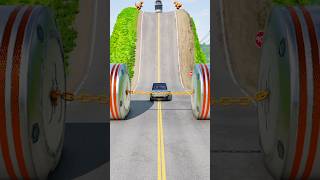 CRAZY Crash Tests BeamNG Drive Cars Vs Bollardsfyp shorts beamngcrashes car autodriver [upl. by Lenee762]