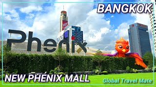 NEW Bangkok Shopping Mall PHENIX Food Hall Pratunam District 🇹🇭 Thailand [upl. by Ahsimit]