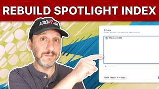 How To Rebuild the Spotlight Index on Your Mac [upl. by Beilul]