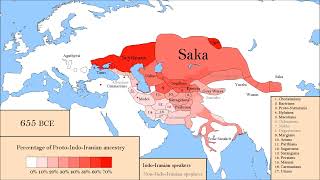 The History of IndoIranians Aryan ancestry from Sintashta in percentages 2200 BCE  2024 CE [upl. by Nicoline]