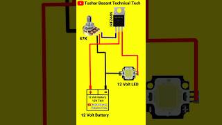 IRFZ44N IC 12 volt DC Speed Controller Connection shorts [upl. by Drida273]