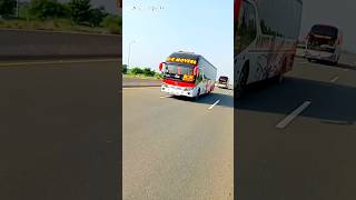 AKMovers bus vsBashir Sons bus race motorway 😱🔥🔥💯✌ shortsvideo travel vlog transporte [upl. by Mishaan606]