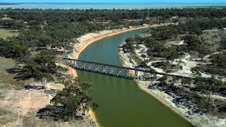 Just the Drone Flights  Yaapeet  Wimmera River  Jeparit  Yanac [upl. by Kazmirci]