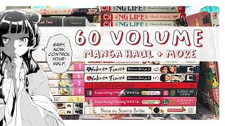 massive collective manga  merch haul  60 VOLUMES [upl. by Eocsor]