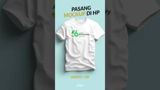 Tutorial Pasang Mockup Gratis dan Hasil HD di Smartphone shorts mockup tutorial edit [upl. by Hoashis]