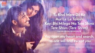 Teri Aankhon Mein Lyrics With English Translation  Neha Kakkar  Darshan Raval [upl. by Llenaj280]