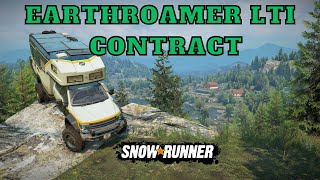 New EarthRoamer LTi Season 14 SnowRunner Vehicle How To Unlock It Full Contract [upl. by Ahsirat]