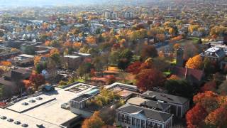 Tufts University Autumn Aerial Views  MedfordSomerville Campus [upl. by Tiffy]