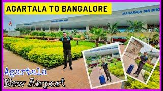 Agartala to Bangalore Flight ✈️  Agartala New Airport  First time flight journey kaise karen [upl. by Odnalor84]